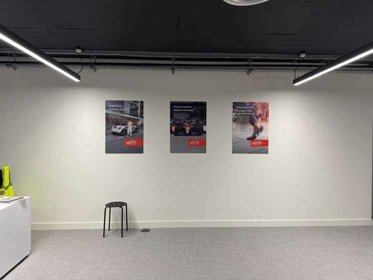 An image of wall-mounted graphics.